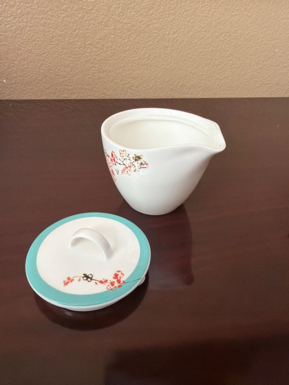 Lenox "Chirp" Creamer and Sugar Bowl w/Lid Set of 2 Pre-owned No Box - Picture 13 of 16